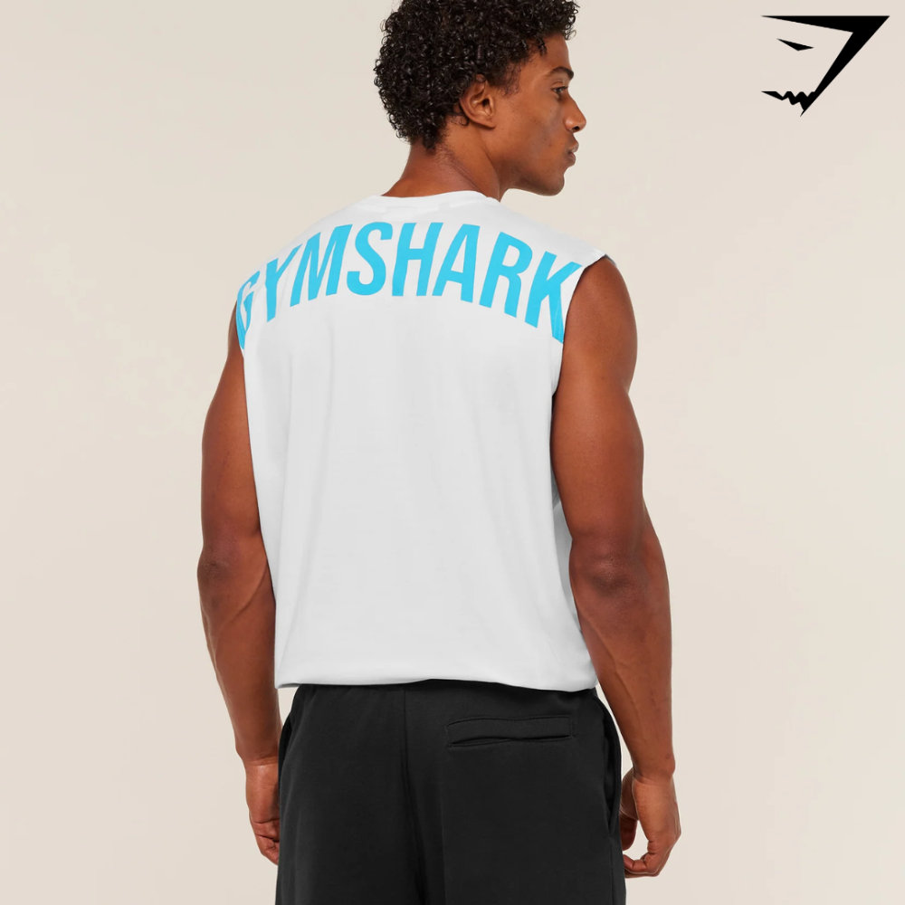 Power Cut Off Tank - GS White/GS Brand Blue (S)