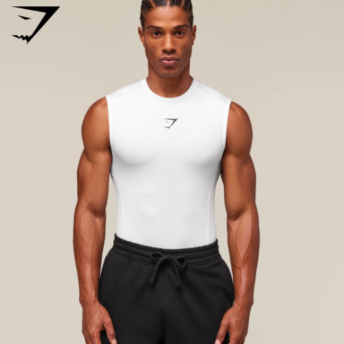 Gymshark Element Tank - White (M)