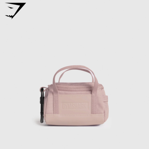 Mini Everyday Holdall Keychain - Muted Pink