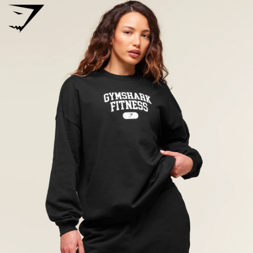 Varsity Graphic Pullover - Black (S)