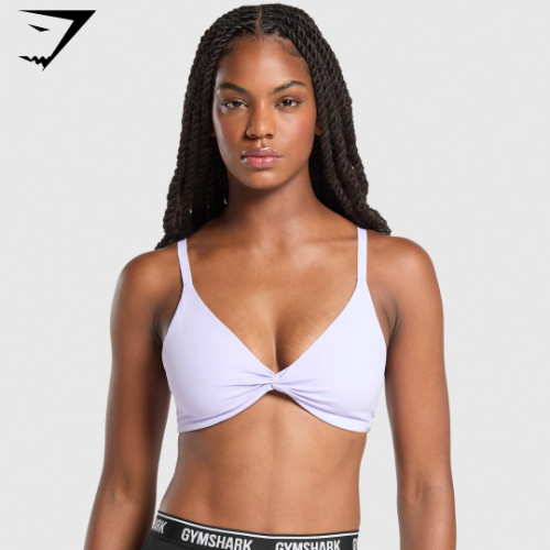 Twist Front Bralette - Fresh Lilac (S)