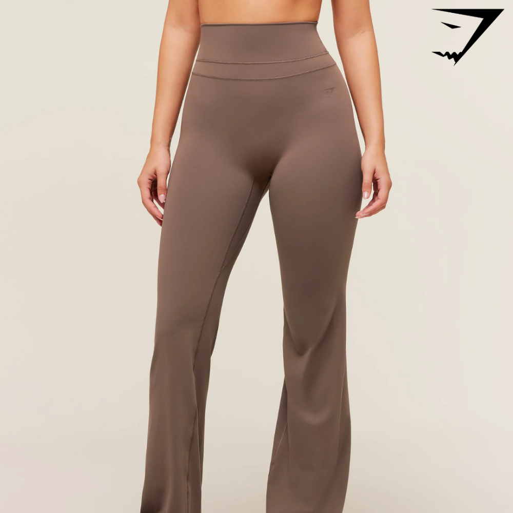 Whitney Flared Leggings - Soft Brown (S)