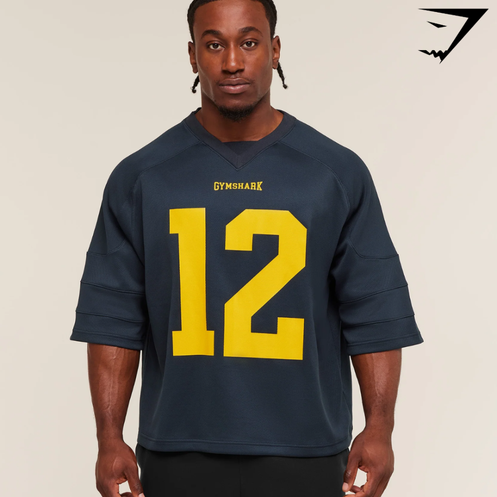 American Football Jersey - Heavy Blue (L)