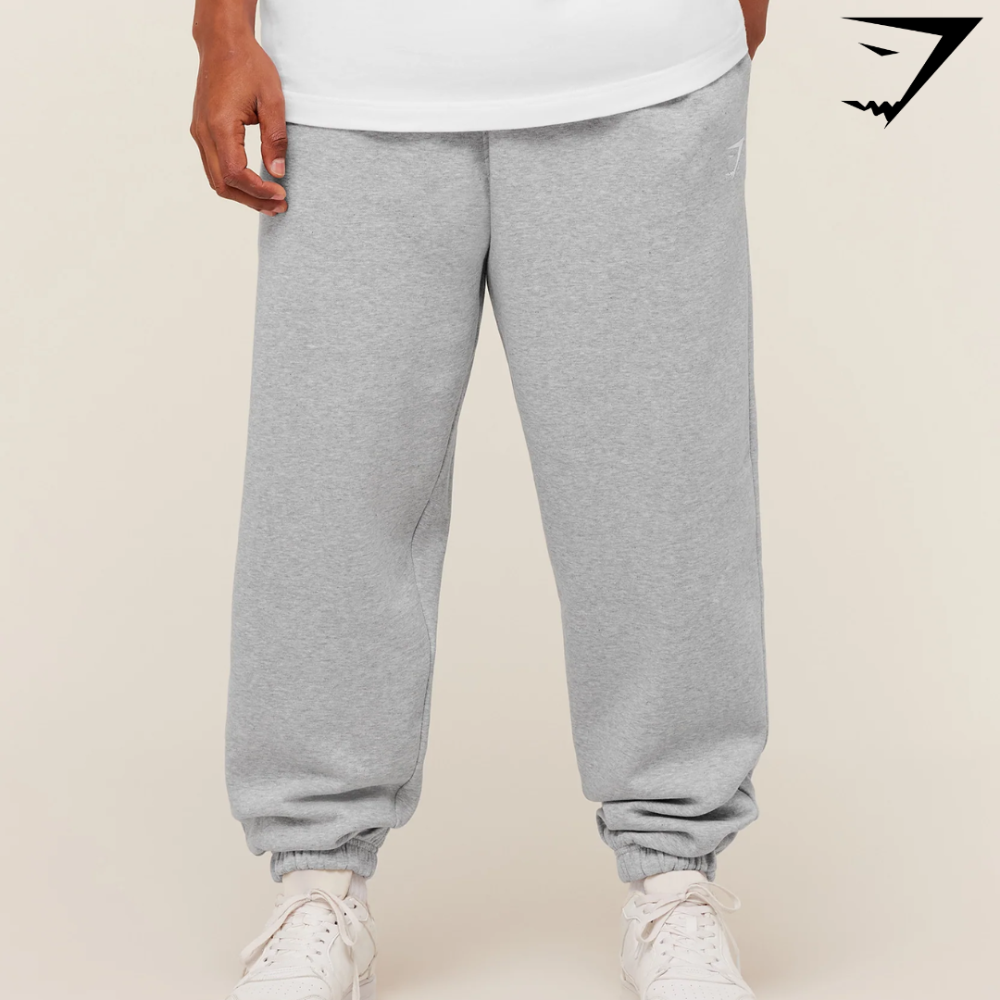 Crest Oversized Joggers - Light Grey Core Marl (M)