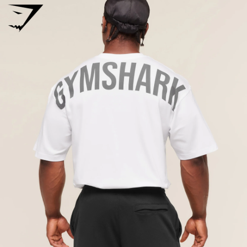 Gymshark Power T-Shirt - White (XS)