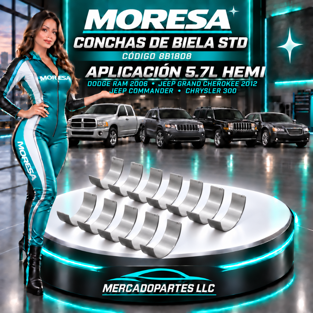 Concha Biela STD  Dodge Ram 5.7L / Jeep Grand cherokee 5.7L 4G Hemi HASTING