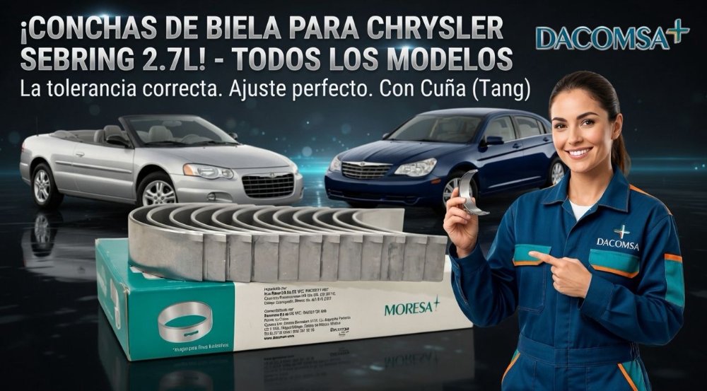 Concha Biela STD Chrysler Sebring 2.7L MORESA