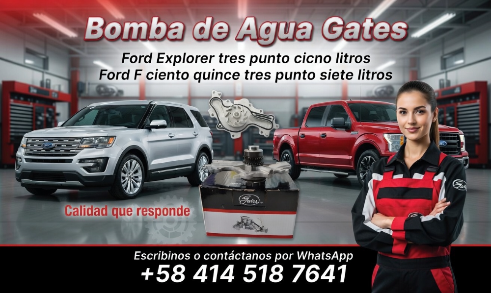 Bomba Agua Ford Explorer 3.5L / F150 3.7 Gates