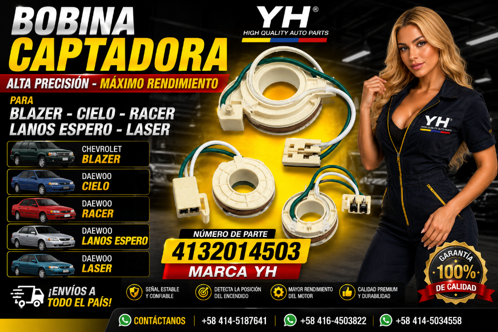 Bobina Captadora PARA BLAZER • CIELO • RACER • LANOS • ESPERO • LASER