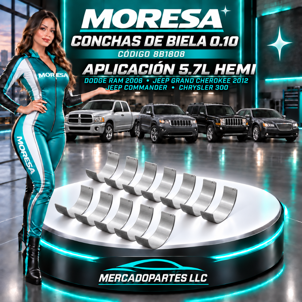 Concha Biela 010 Dodge Ram 5.7L / Jeep Grand cherokee 5.7L 4GHemi MORESA