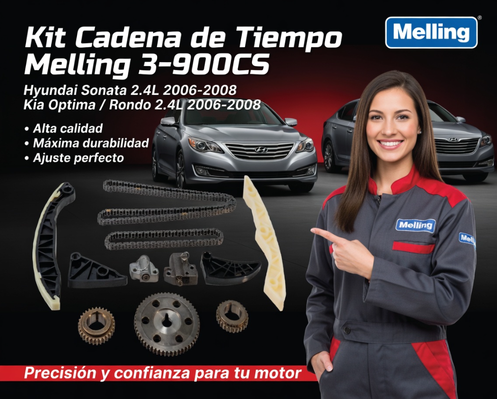 Kit Cadena Tiempo  Hyundai Sonata 2.4L / Kia Optima Rondo 2.4L