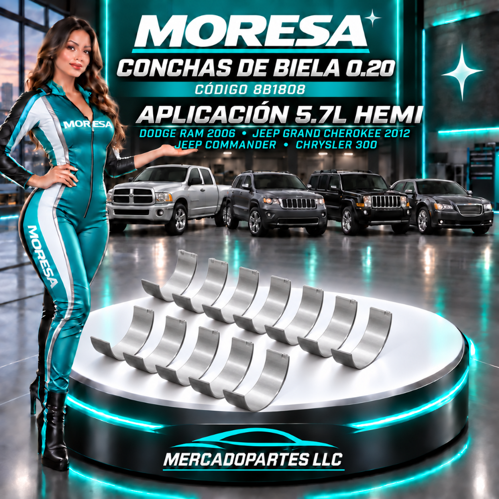 Concha Biela 020 Dodge Ram 5.7L / Jeep Grand cherokee 5.7L 4G Hemi HASTING