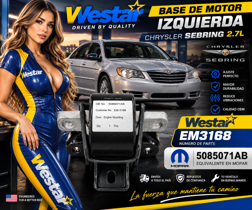 Base Motor Izquierda Caja Sebring 2.7L