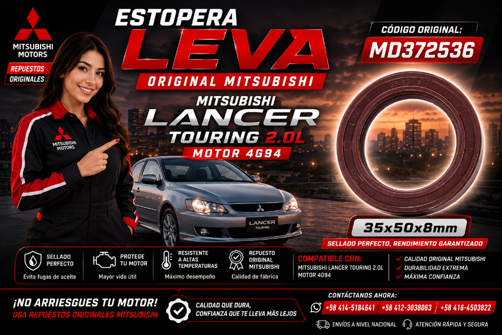 Estopera leva Mtsubishi Lancer Touring 2.0L Motor 4G94