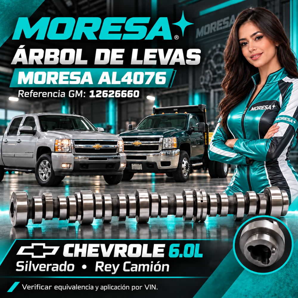 Arbol Levas Chevrolet 6.0L Rey Camión 6.0L Silverado 5.3L 12626660
