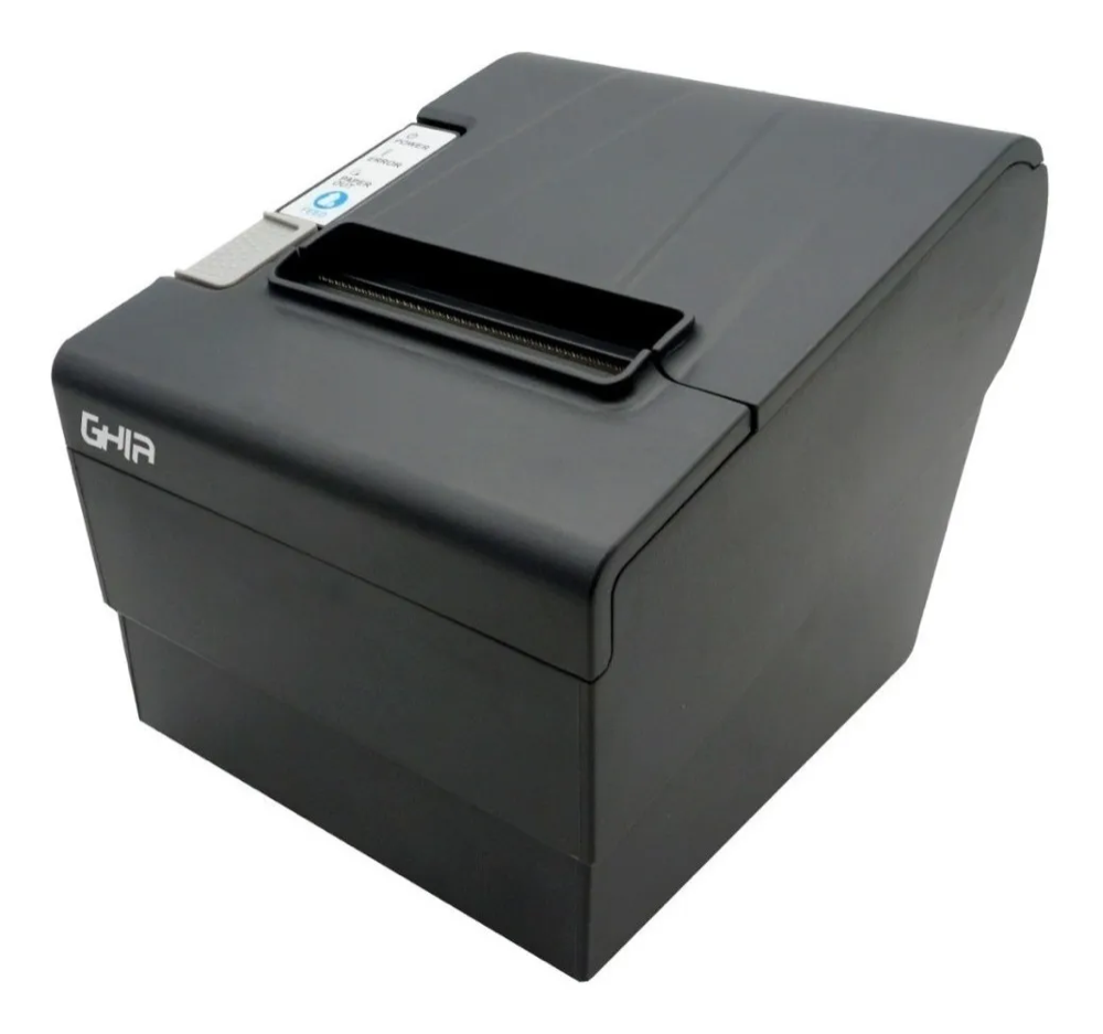 Mini Printer Guia 80mm Ethernet Auto corte Negra
