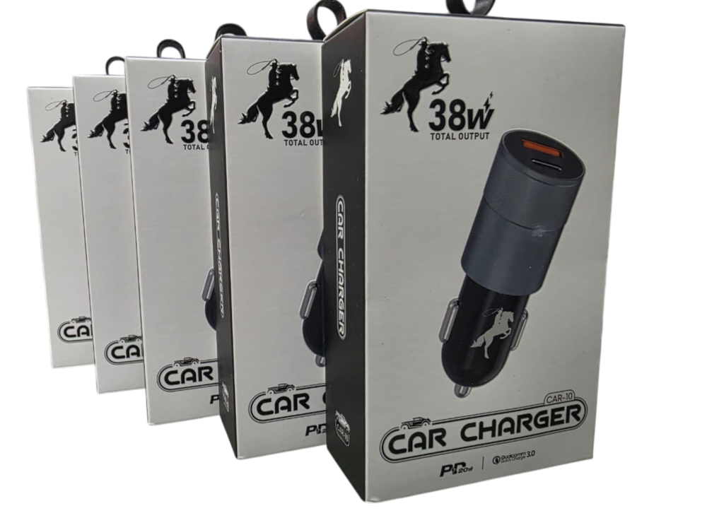 CARGARDOR PARA VEHÍCULO 38 W