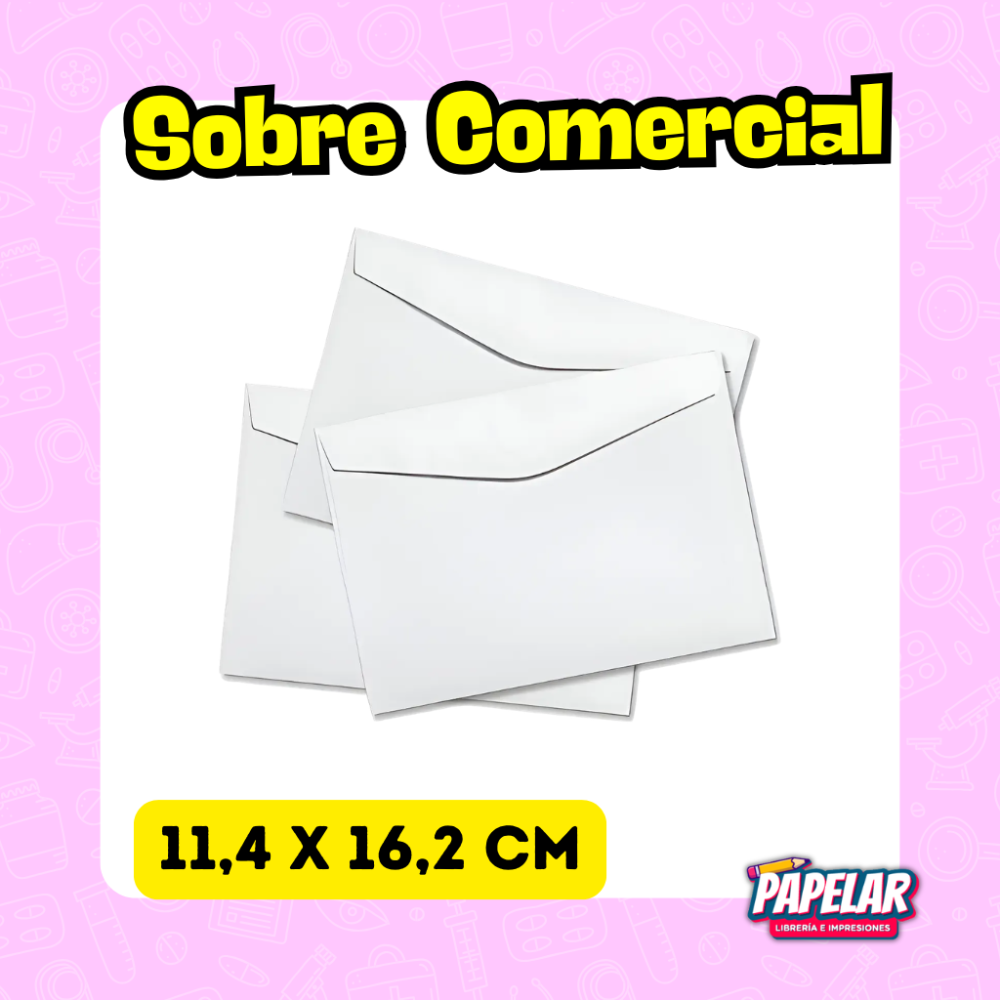 SOBRE COMERCIAL BLANCO