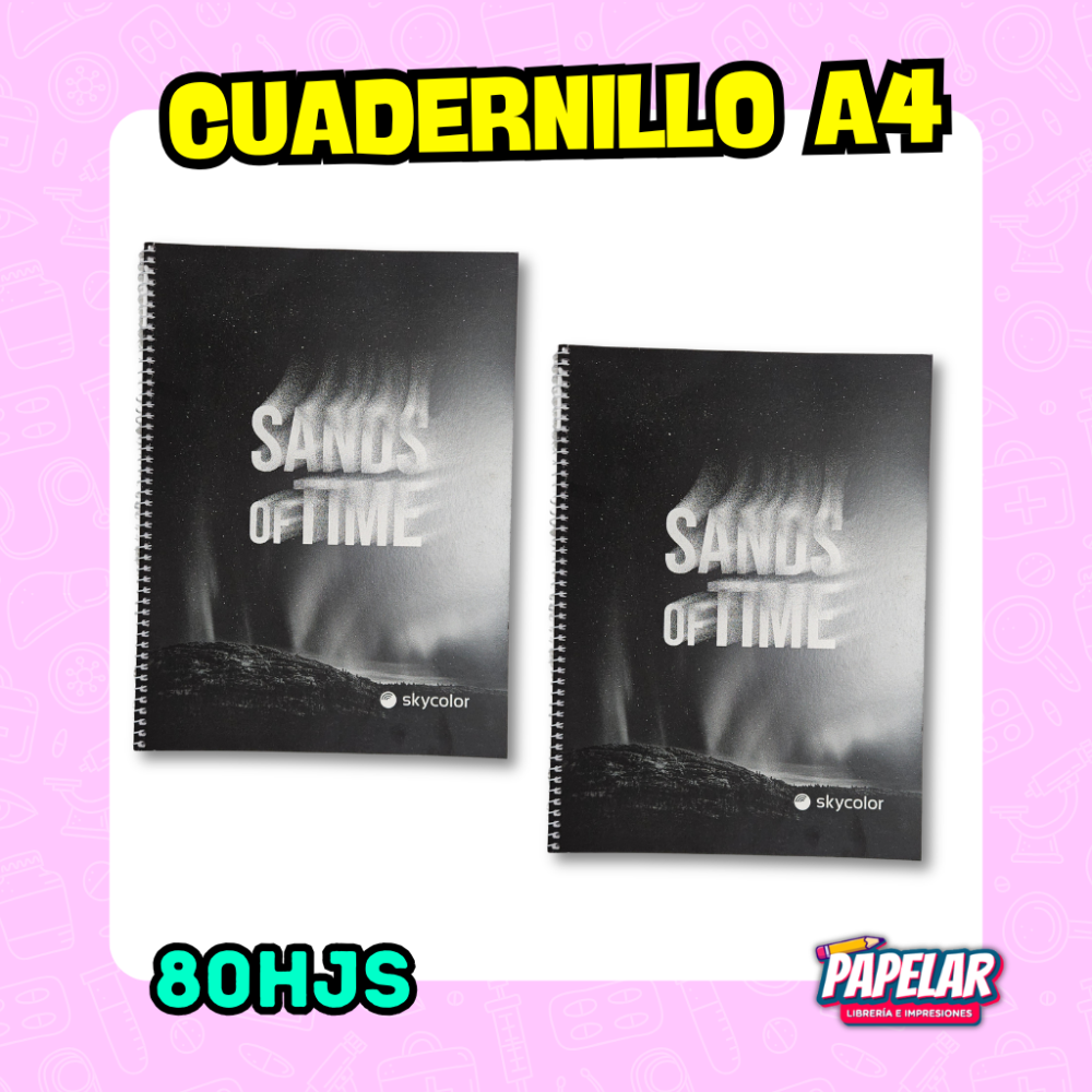 CUADERNILLO A4 SKYCOLOR RAYADO 80HJS