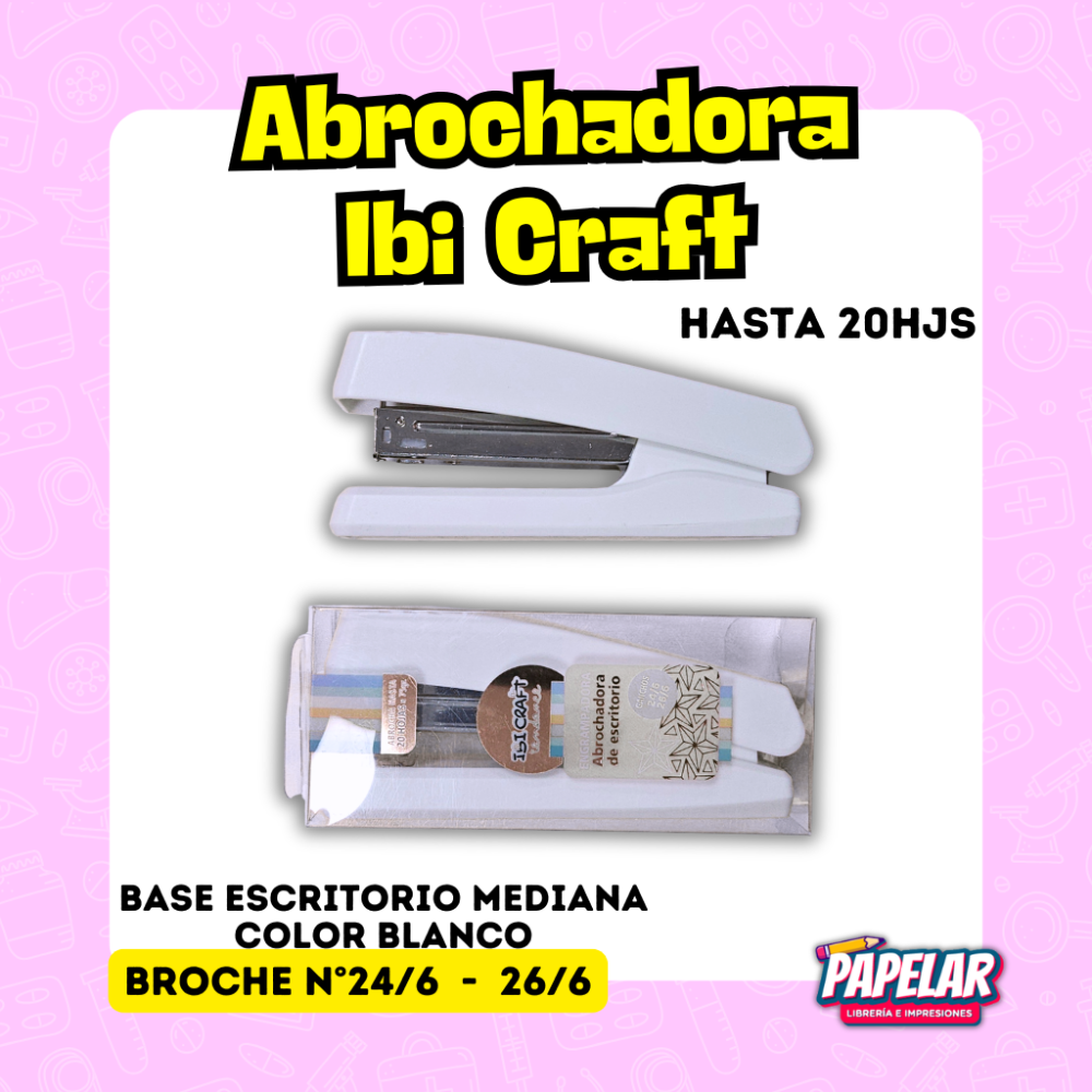 ABROCHADORA ESCRITORIO IBI CRAFT 20HJS