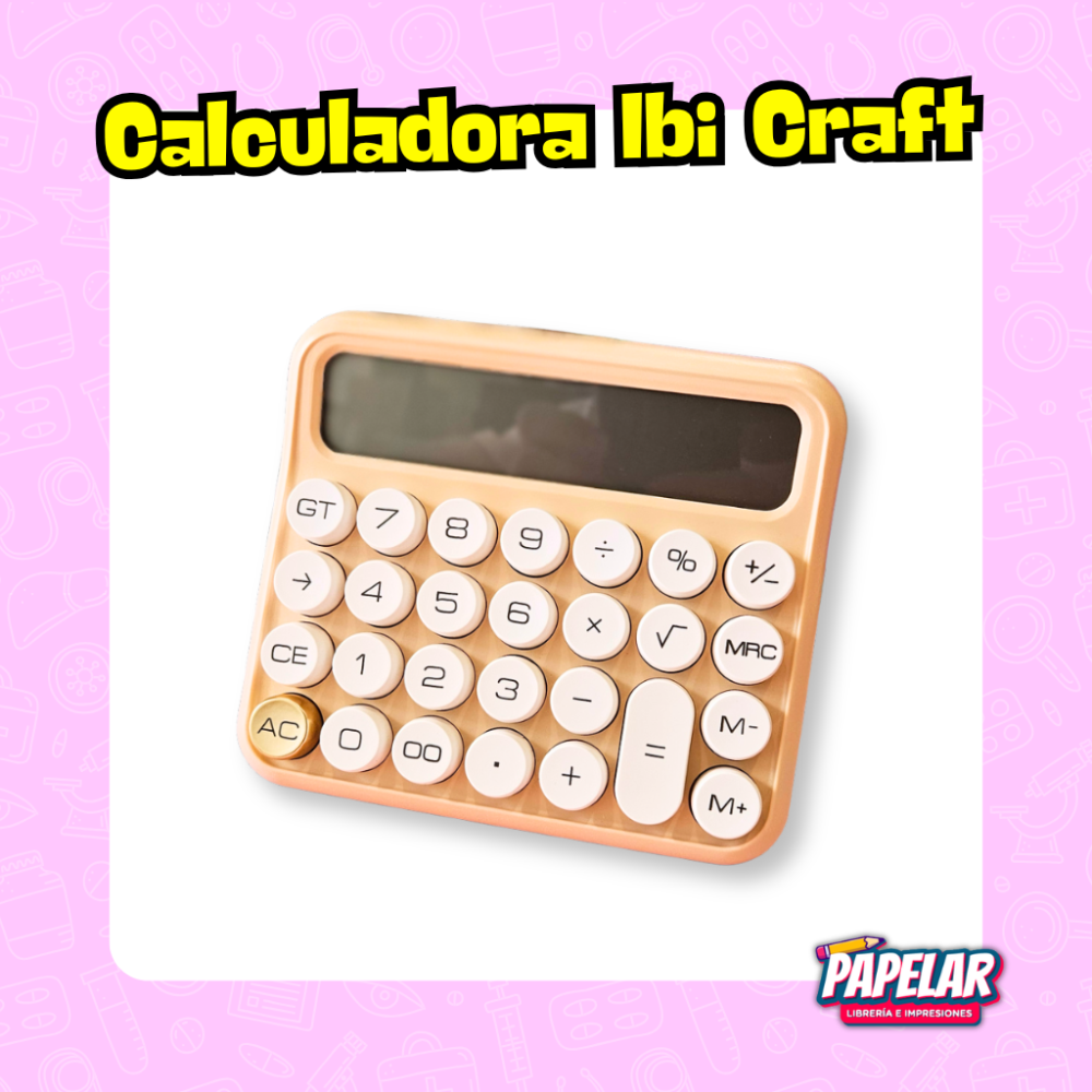 CALCULADORA IBI CRAFT COLOR DESK