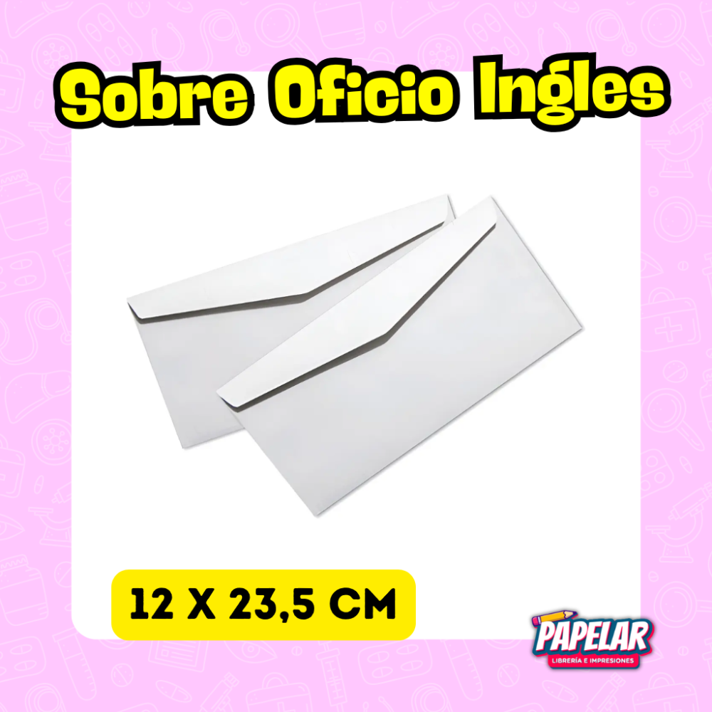 SOBRE OFICIO INGLES BLANCO