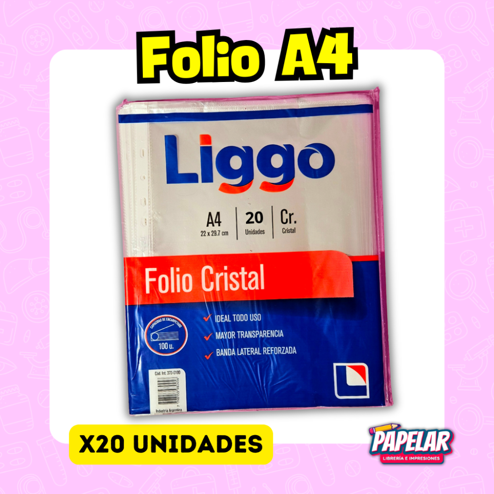 FOLIO PP A4 X100