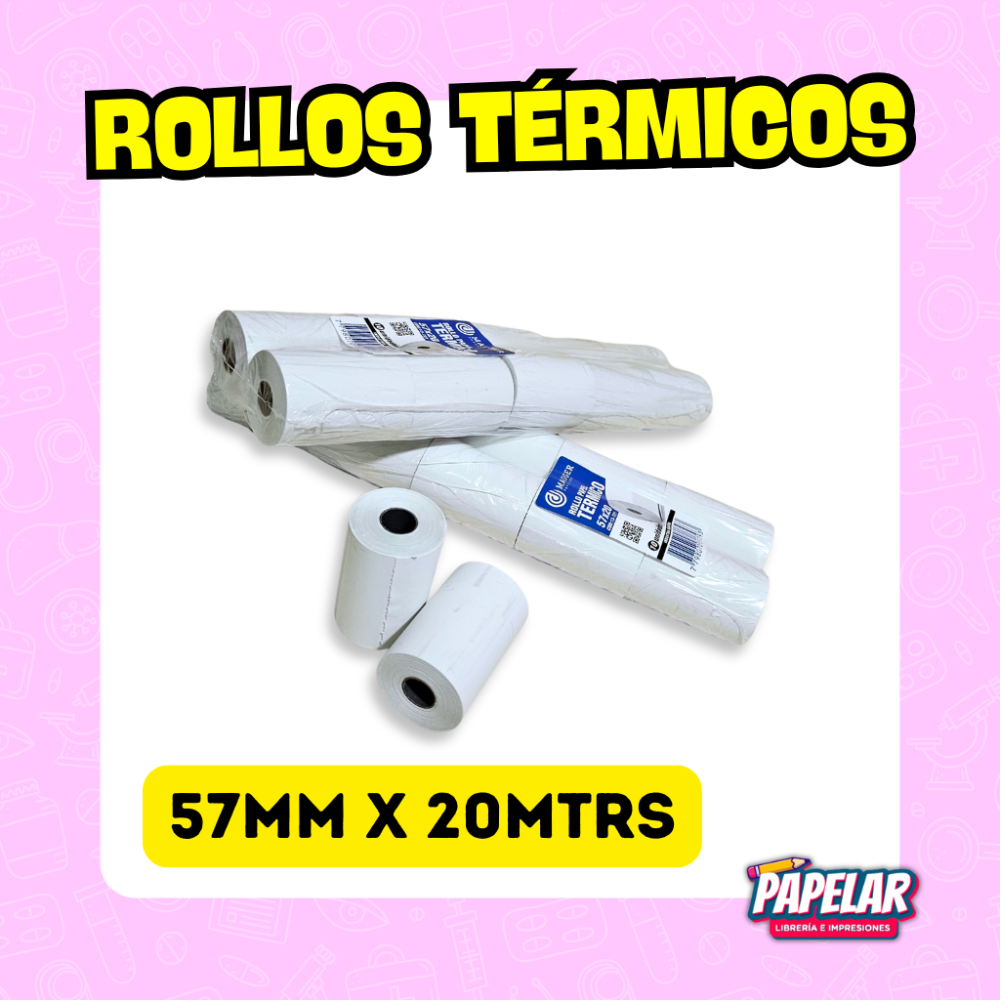 ROLLOS TERMICOS 57 X 20