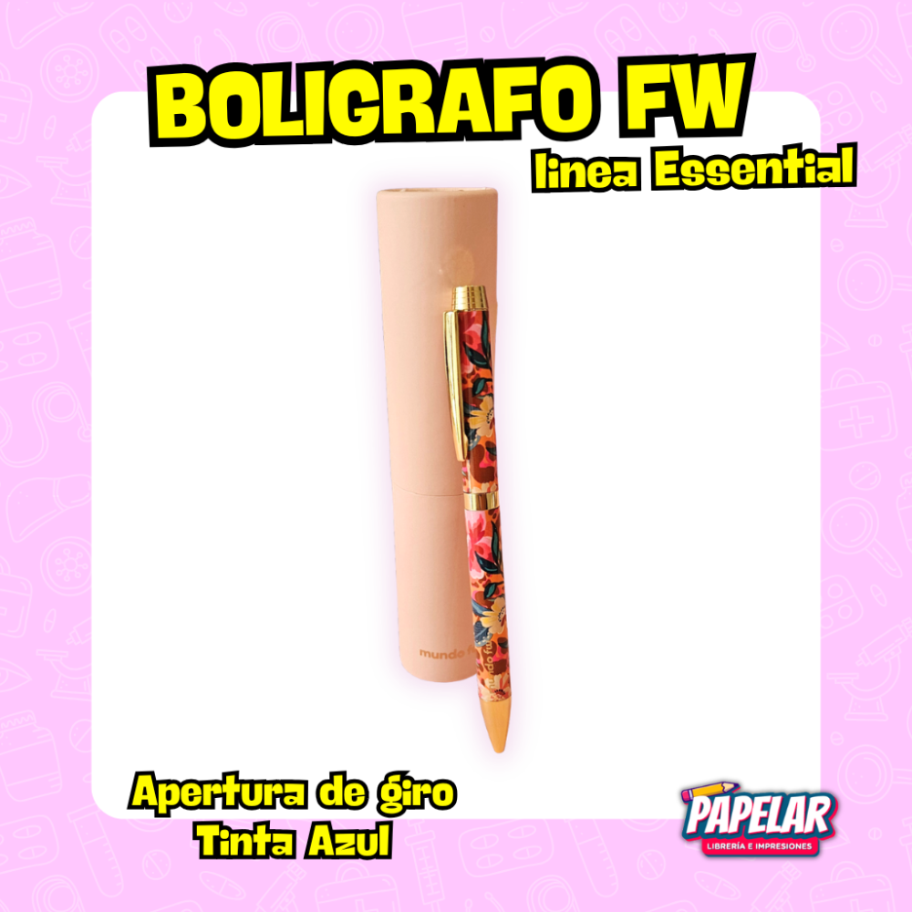 BOLIGRAFO FW BELLE RETRACTIL Y ESTUCHE