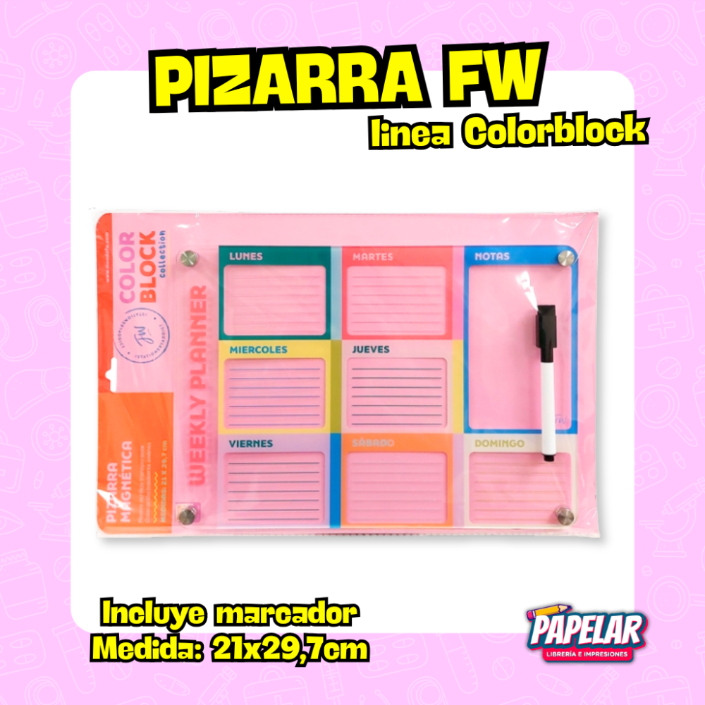 PIZARRA FW COLORBLOCK