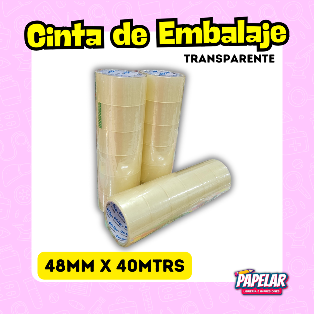 CINTA DE EMBALAJE 48X40MTRS