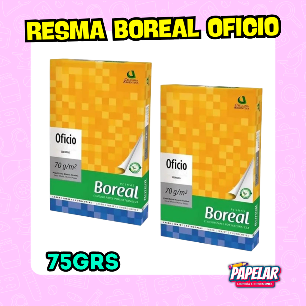 RESMA BOREAL OFICIO 75 GRS