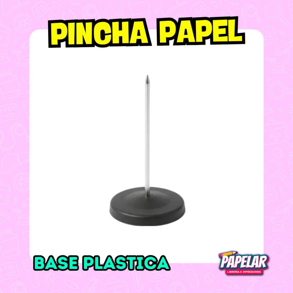 PINCHA PAPEL (base plastica)