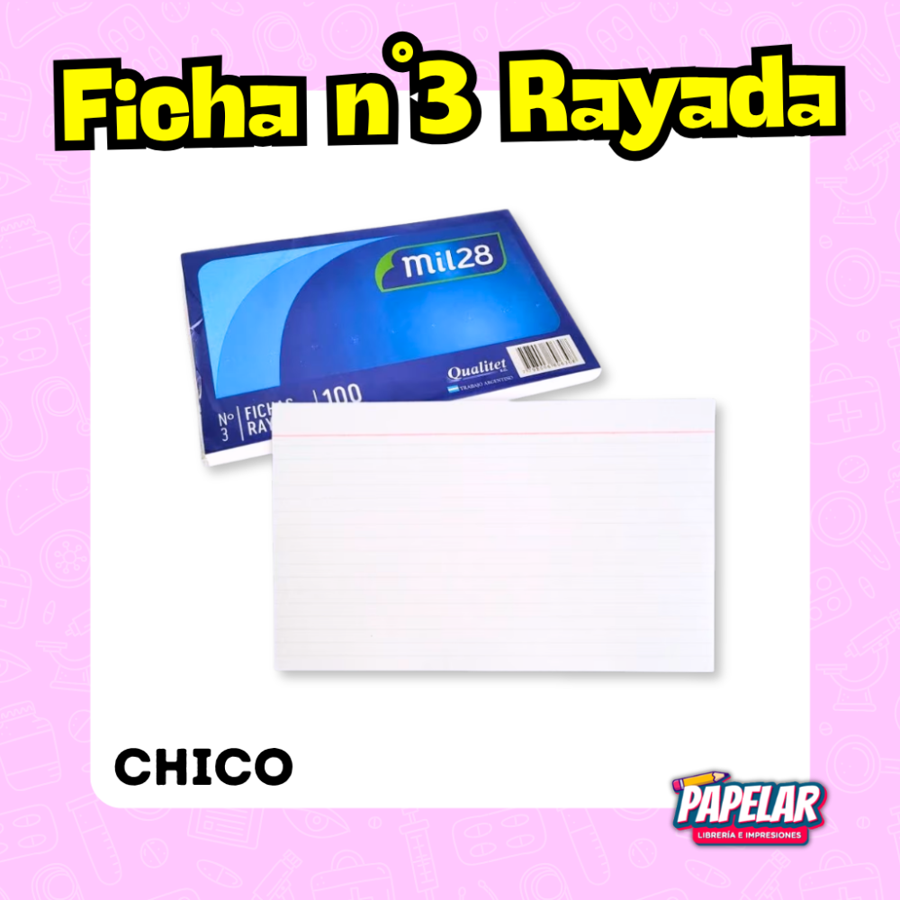 FICHAS N° 3 MIL28