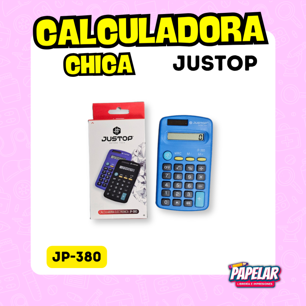 CALCULADORA JUSTOP JP-380