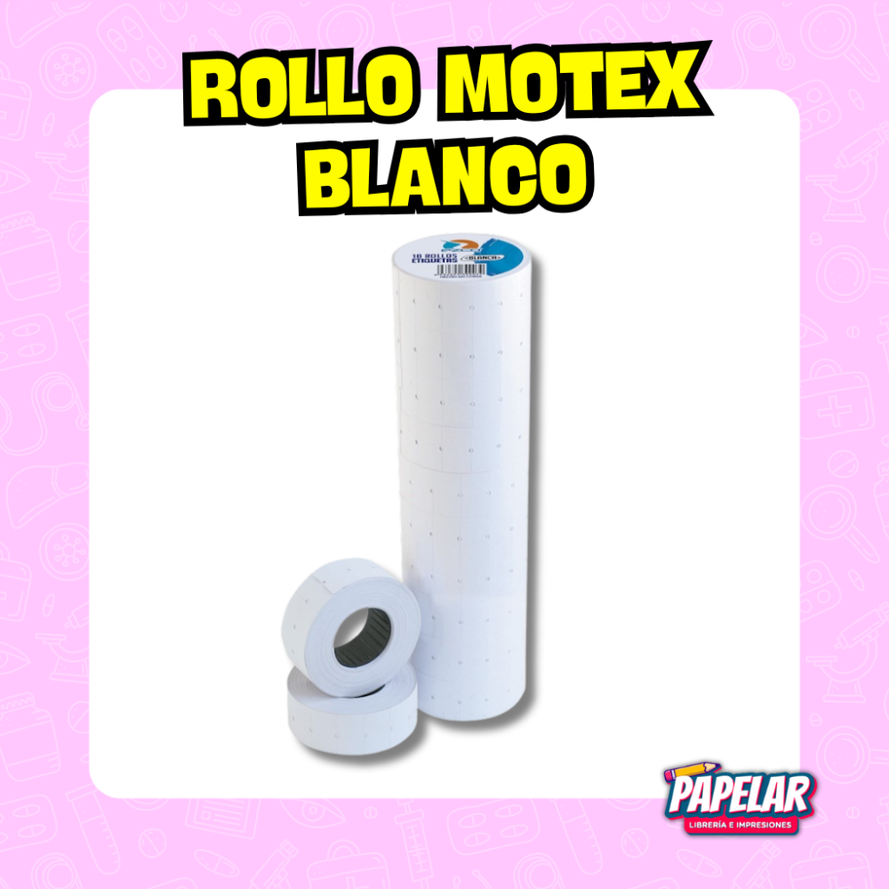 ROLLO MOTEX BLANCO