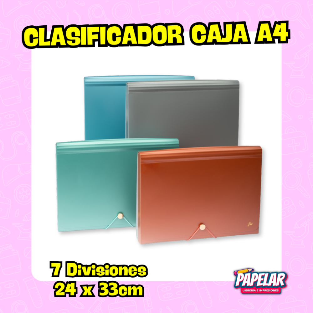 CLASIFICADOR CAJA CON 7 DIVISIONES FW