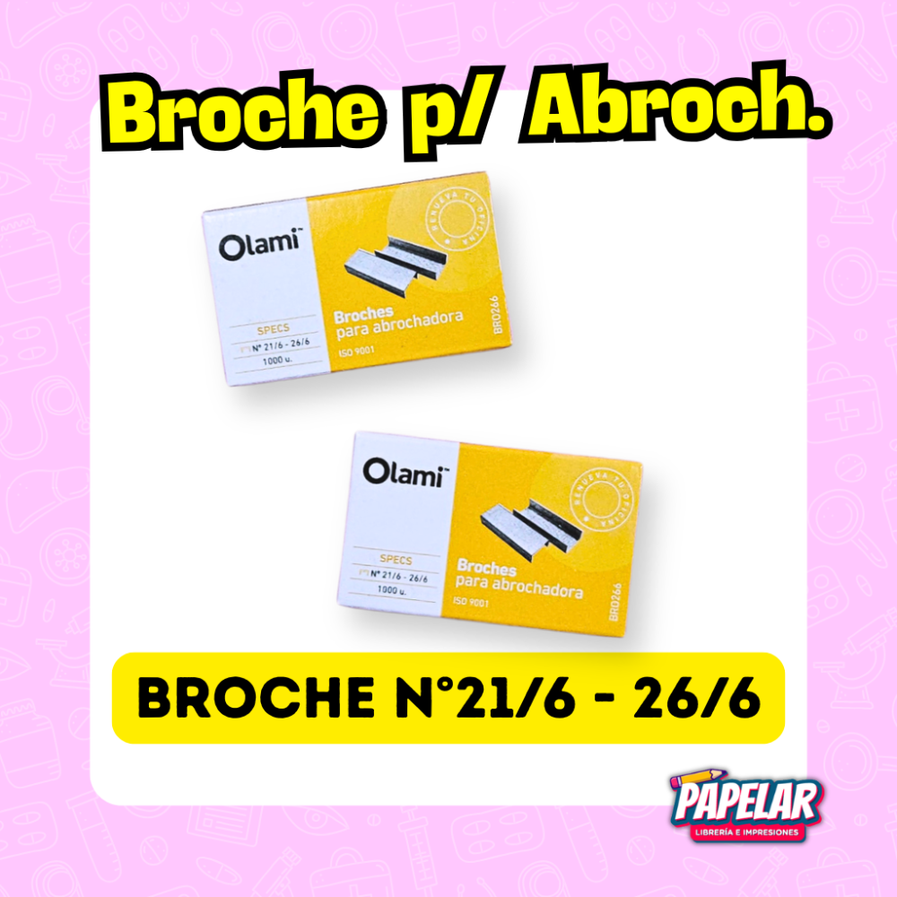 BROCHE 21/6 - 26/6