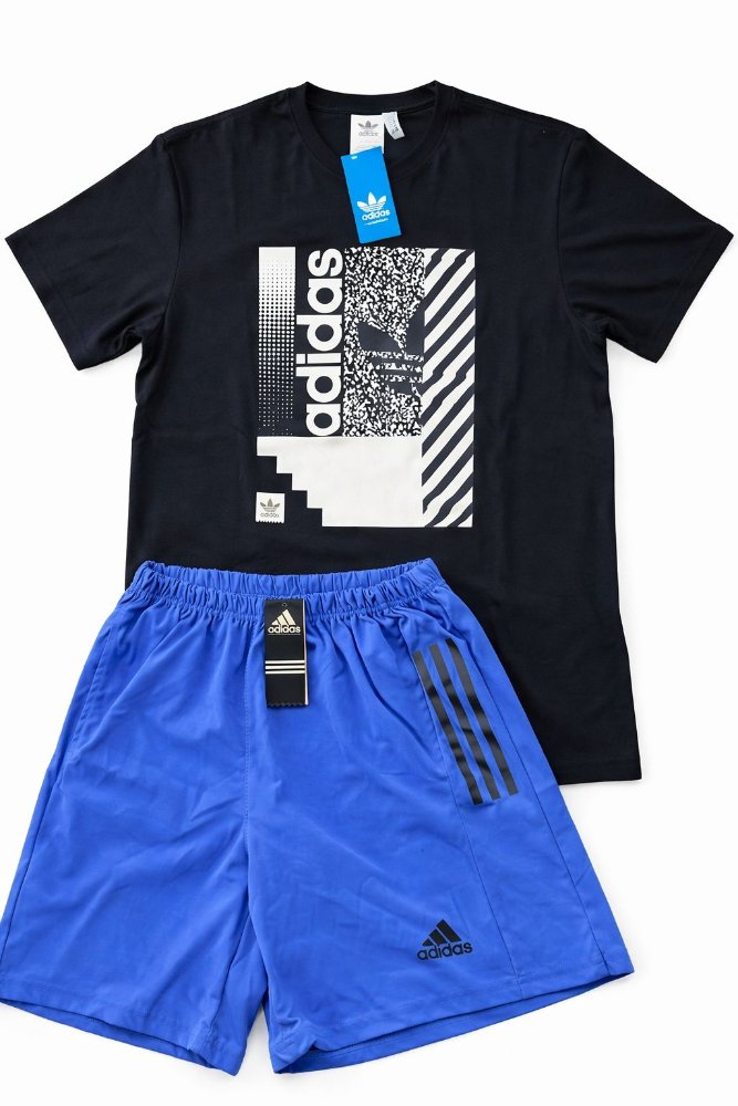 conjunto adidas short+remera