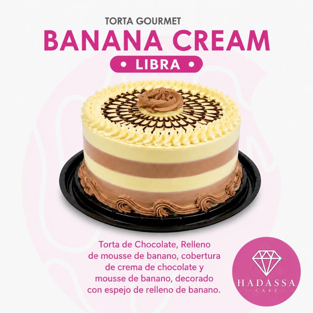 Pasteles Banana Cream