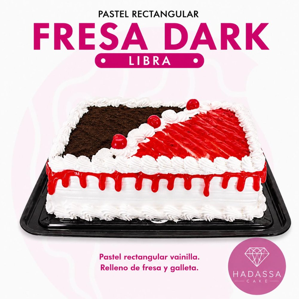 Pastel Rectangular Fresa Dark