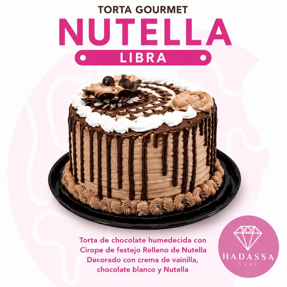 Pastel Nutella Cake