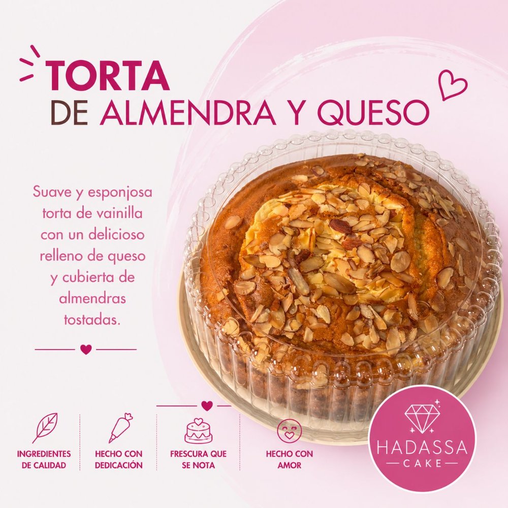 Ring Cake Queso y Alemendra