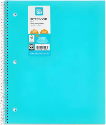 Cuaderno pen+gear 100 hojas