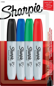 4 pck marcadores sharpie