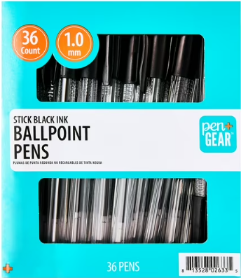 pck 36 plumas negras pen+gear