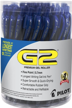 36 Pack G2 pilot plumas azules