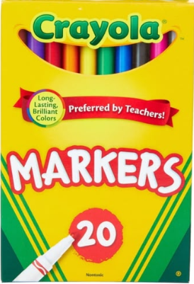 20 pck marcadores crayola