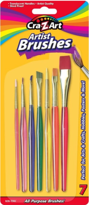 7 pck brochas CraZart