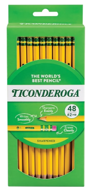 48 pck lapices ticonderoga
